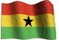 3D Animated Waving Flag of Ghana